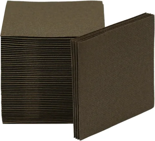 Vista 14 de Servilletas de cóctel, paquete de 100 servilletas desechables de lino de lujo como Airlaid, suaves y absorbentes, servilletas de cóctel para cocina