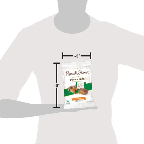 Vista 6 de Russell Stover Caramelos de crema de mantequilla sin azúcar, bolsa de 3 onzas (paquete de 2)