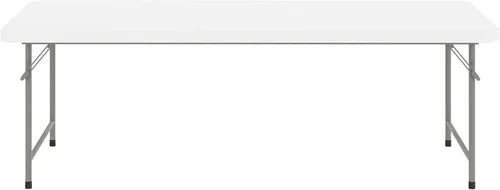 Vista 6 de BizChair Mesa de actividades plegable de plástico blanco granito para niños de 4.93 pies - Mesa de juego