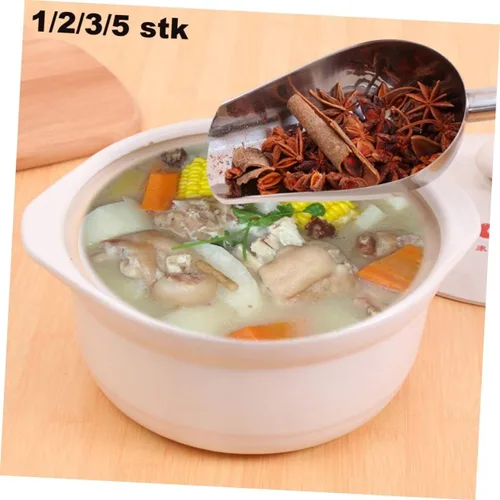 Vista 4 de DOITOOL Cuchara de hielo de acero inoxidable Cuchara de hielo de acero inoxidable Cuchara de helado Cuchara de hielo de metal Cuchara de comida