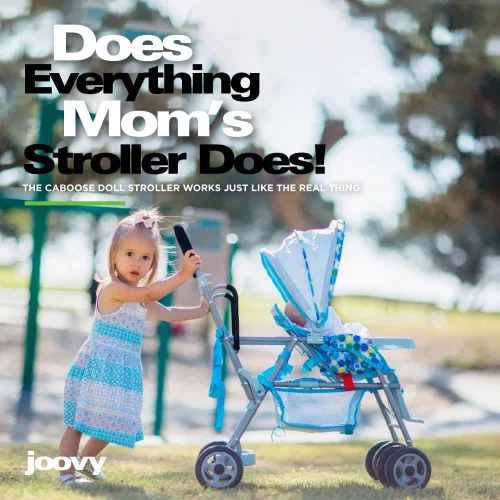 Vista 7 de Carriola para muñecas de juguete cabús de Joovy , Azul
