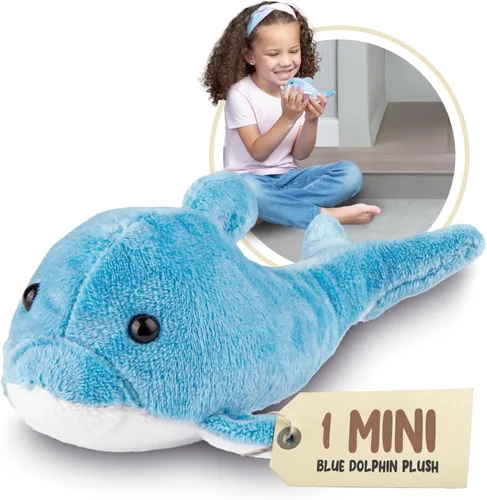 Vista 37 de Forest & Twelfth Mantarraya de peluche, juguete de peluche individual para niños, recuerdos de fiesta oceánica y bolsas de golosinas, premios