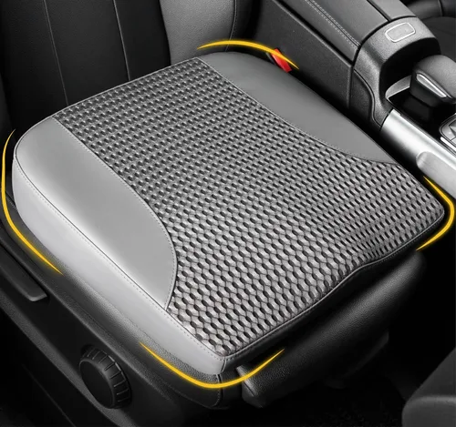 Vista 10 de Lofty Aim Cojín de asiento de automóvil, cómoda almohada de asiento de espuma viscoelástica para conducir, alivio del dolor de espalda y ciática