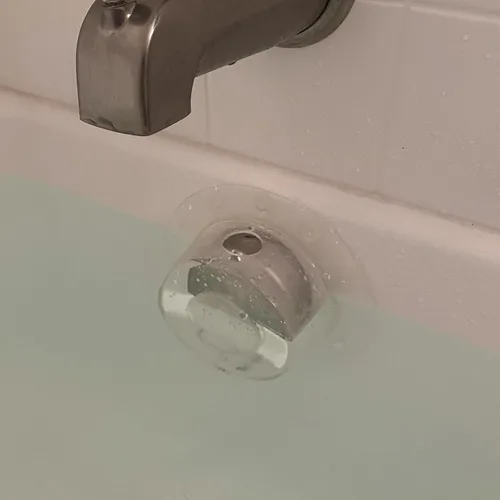 Vista 9 de Cubierta de desagüe de desbordamiento de bañera para baños más completos, accesorios de baño spa y baño, transparente (12078)