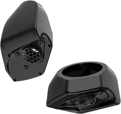 Vista 414 de Advanblack Alpine Green Tour Pack - Paquete de altavoces de 6.5 pulgadas, carcasa de audio trasera, color a juego, ajuste Harley King Tour Pack