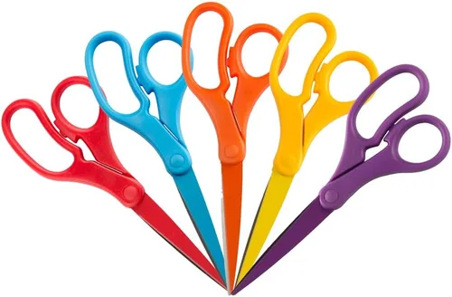 Vista 11 de JAM PAPER Tijeras de precisión multiusos, 8 pulgadas, color negro, mango ergonómico y cuchillas de acero inoxidable, se venden individualmente