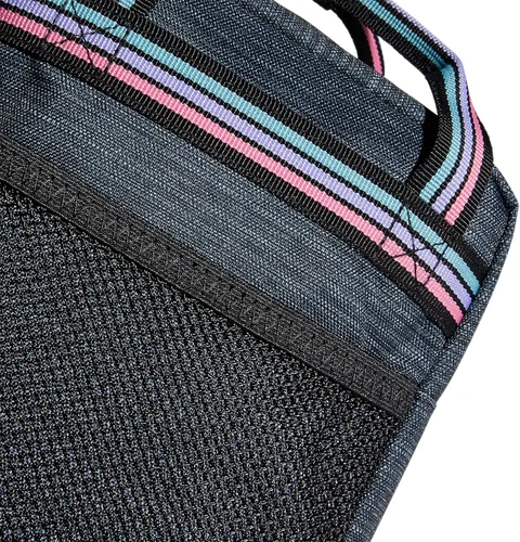Vista 5 de adidas Squad - Bolsa de almuerzo aislada dos tonos color negroglobo de nieve talla única