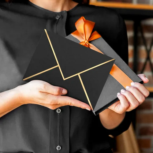 Vista 7 de Paquete de 50 sobres autoadhesivos de 4 x 6 pulgadas, sobres negros de 4 x 6 pulgadas para invitaciones con sobres autoadhesivos A6 para bodas