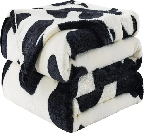 Vista 40 de Manta Snuggle Sac extra mullida, manta de forro polar para viajes, manta para sofá, cama, sofá, manta cálida y suave con patrón a rayas, 50 x 60