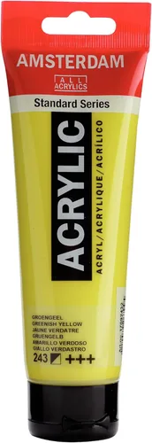 Vista 47 de Amsterdam Serie Estándar Tubo de Pintura Acrílica 120ml Azo Naranja 276 (17092762)