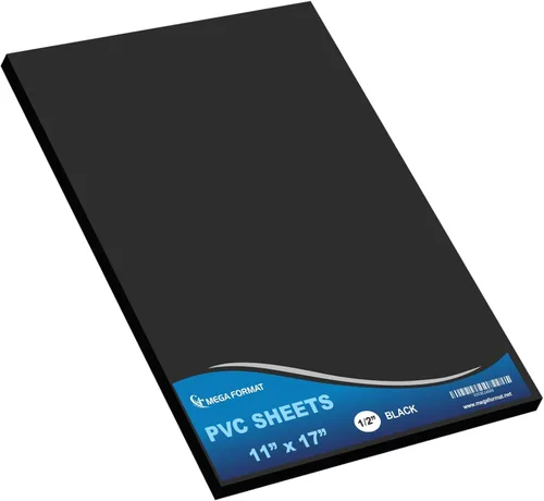 Vista 41 de Mega Format Hojas de plástico de PVC expandido – Hoja negra rígida de 5 x 7 pulgadas para manualidades, señalización y exhibiciones – Sintra