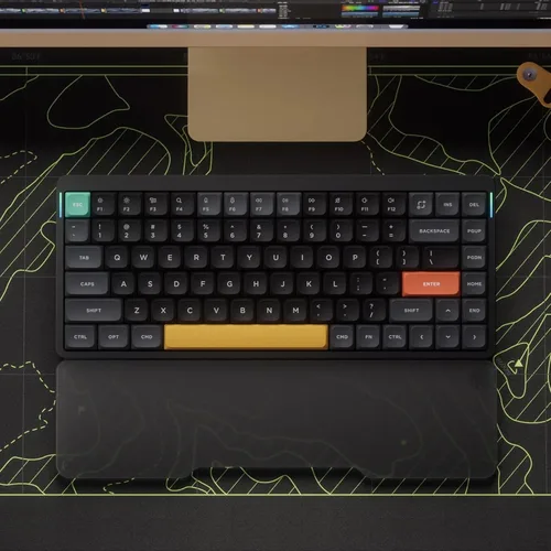 Vista 3 de NuPhy Air75 V2 Teclado mecánico portátil 75% de bajo perfil, teclado inalámbrico, compatible con teclados Bluetooth Bluetooth/2.4G/USB-C RGB