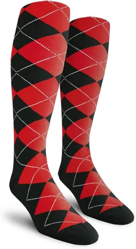 Vista 16 de Golf Knickers Calcetines Coloridos de Algodón Argyle hasta la Rodilla para Hombres, Mujeres y Jóvenes (AA-ZZ)