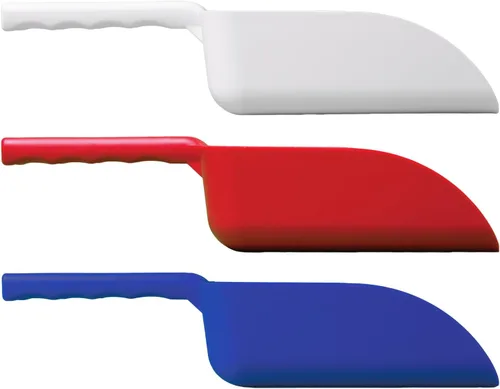 Vista 3 de Remco - Una empresa Vikan 3 paquetes de cuchara manual de plástico codificada por colores, sin Bisfenol A, utensilios de grado comercial
