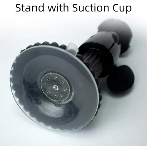 Vista 5 de Aestivate Mini tambor de silencio tambor pequeño tambor de práctica con soporte de ventosa Kit de práctica de tambor de ajuste de ángulo de 180 °