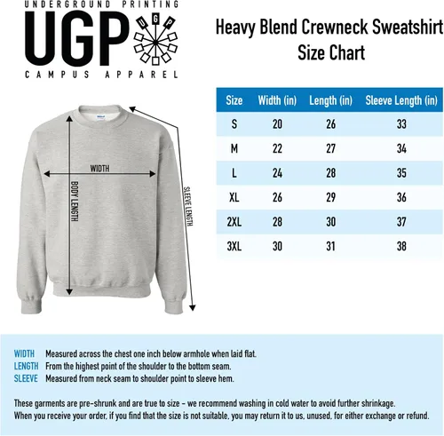 Vista 7 de UGP Campus Apparel NCAA Bloque básico, cuello redondo de color del equipo, universidad, universidad