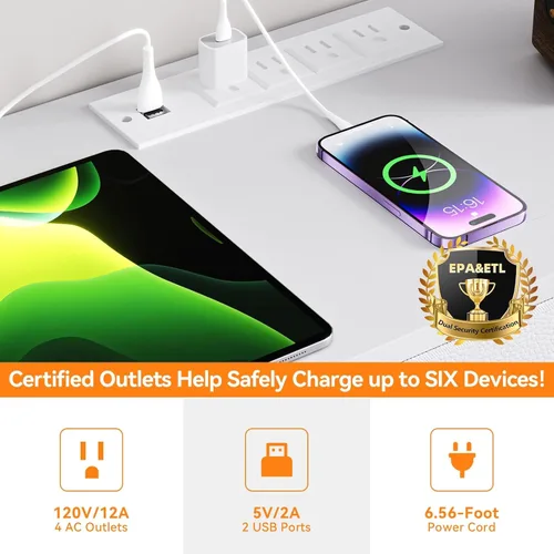 Vista 20 de Cómoda para dormitorio, soporte de TV con tomas de corriente y luz LED, cómoda de 6 cajones con bolsillos laterales y ganchos, cómoda ancha