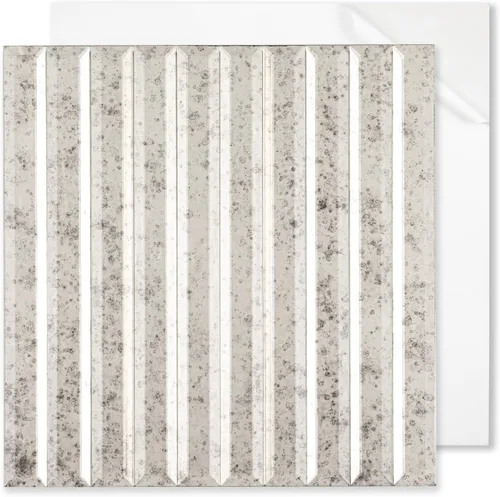 Vista 13 de Diflart Azulejos de espejo para despegar y pegar estilo metro, plateados, 3x6 pulgadas, salpicadero de espejo biselado para cocina, bar, azulejos