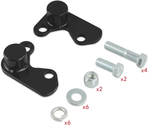 Vista 7 de Kits de bajada ajustables traseros de 1 a 3 pulgadas para Harley Davidson Touring Street Glide Electra Glide Ultra Glide Road King con alforjas