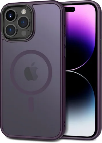 Vista 43 de CACOE Funda magnética para iPhone 12 y iPhone 12 Pro de 6.1 pulgadas - Compatible con MagSafe y soporte magnético para teléfono en el automóvil,