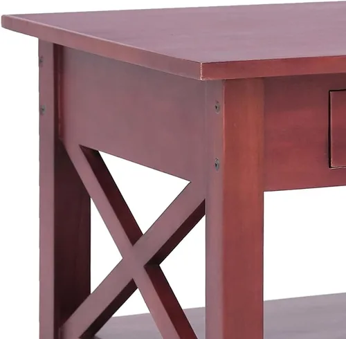 Vista 7 de Coffee Table Brown 39.4x21.7 x18.1 Solid Mahogany Wood Living Room Center Table End Tables Living Tables Mesa De Centro para Sala for Dining Room