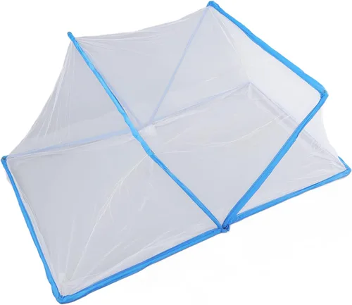 Vista 2 de Tienda de campaña portátil, plegable, fácil de almacenar, para niños, para viajes (azul)