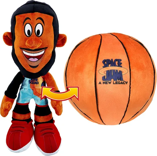 Vista 7 de Space Jam: Space Jam - Bugs Bunny New Legacy de 12.0 pulgadas de felpa transformadora que se convierte en un balón de baloncesto de felpa suave