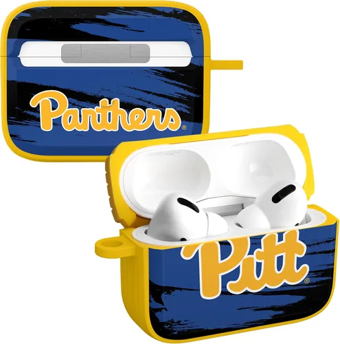 Vista 6 de AFFINITY BANDS Pittsburgh Panthers Camo HDX - Funda compatible con Apple AirPods Generaciones 1 y 2