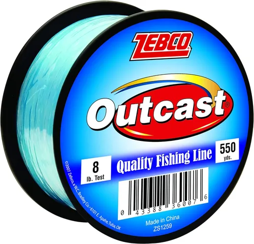 Vista 5 de Zebco Outcast Línea de Pesca de Monofilamento, Baja Memoria y Estiramiento, Alta Resistencia a la Tensión