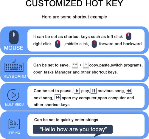 Vista 5 de Pedal de pie PC Interruptor de pie Triple Teclado programable Tecla de acceso rápido modificada para requisitos particulares Videojuego Oficina