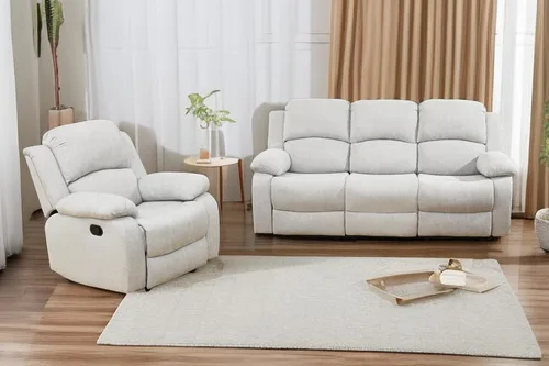 Vista 36 de A Ainehome Juego de Muebles de Sala de Estar de Cuero Reclinable Juego de Sofá Sillón Loveseat Juego de Muebles Sofá para Sala de Estar/Espacio
