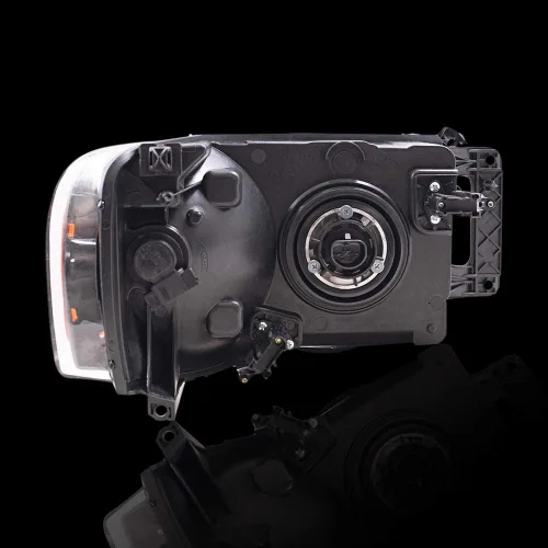 Vista 4 de Brock Conjunto de faros halógenos de repuesto para el lado del conductor y el pasajero, compatibles con Dodge Ram 1500 2002-2005