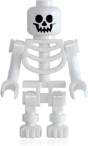 Vista 6 de LEGO Piratas del Caribe Minifigura - Esqueletos (paquete de 4) con soporte de Halloween