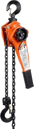 Vista 10 de Alzamiento de palanca de polipasto de cadena, carga de 1650 libras de 5 pies, polipasto de cadena manual de cadena, conexión de tipo de grado