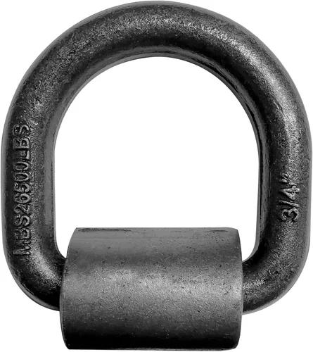 Vista 8 de Mega Cargo Control Anillo en D forjado soldado resistente, anclaje de amarre para remolque de 3/4 pulgadas para camión, RV, carga - MBS: 26400