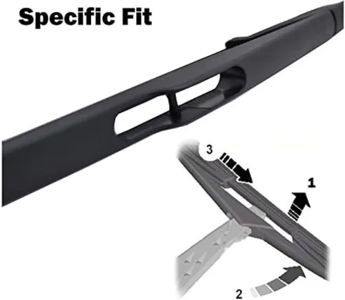 Vista 4 de Car Rear Window Windshield Wiper Blade Washer For Opel For Zafira B Mk2 2005-2011 Car Rear Wiper Blade