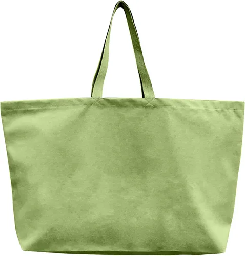 Vista 11 de Bolsa de lona grande, extra grande, para compras, playa, reutilizable, más grande, bolsa sólida lisa de 28 x 8 x 16 pulgadas