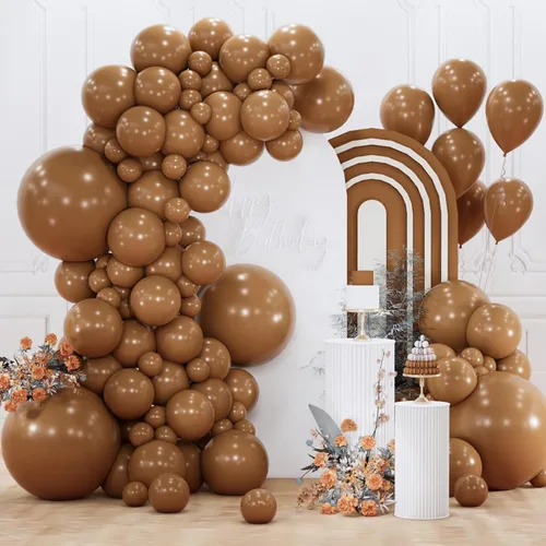 Vista 72 de PartyWoo Globos color nude, 50 globos bohemios de color albaricoque de 5 pulgadas, globos beige para guirnalda de globos o arco de globos como