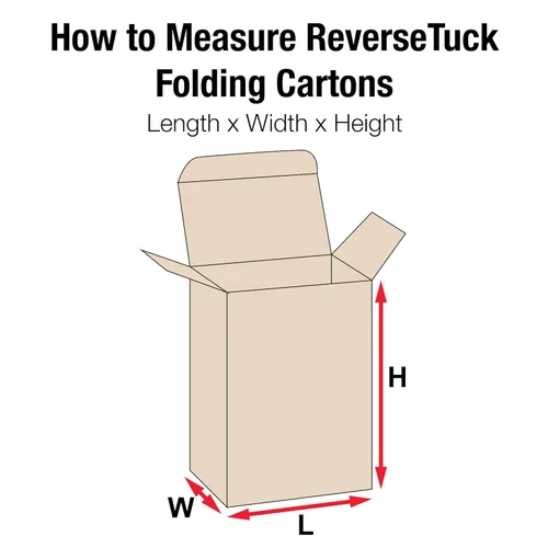 Vista 2 de Aviditi RTD5 Reverse Tuck Cartones, 3 1/2 "x 2 1/2" x 5 1/2", Kraft (Paquete de 250)