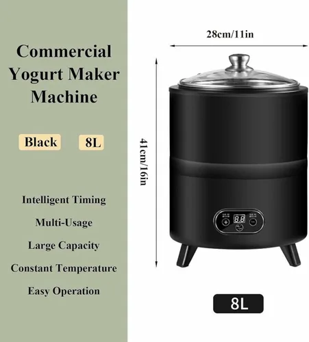Vista 2 de Automatic Constant Temperature Yogurt Machine, Commercial Intelligent Fermenter, Stainless Steel Yogurt Maker Machine for Natto Sweet Rice Wine