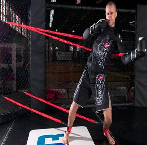 Vista 6 de YNXing Dynamic Resistance Trainer Acceleration Speed Elastic Cord for Resistance Training to Improve Strength, Power, and Agility