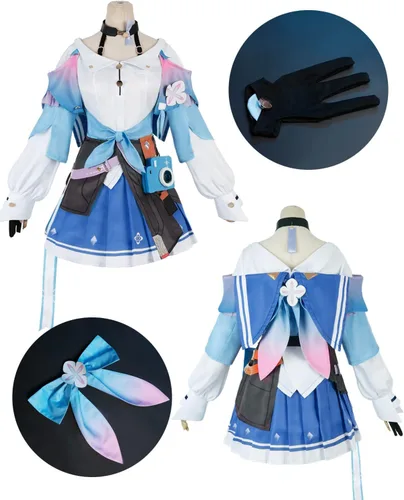 Vista 4 de Nuoqi Venti Cosplay Raiden Shogun Cosplay Yae Miko Cosplay Genshin Impact Cosplay Disfraces