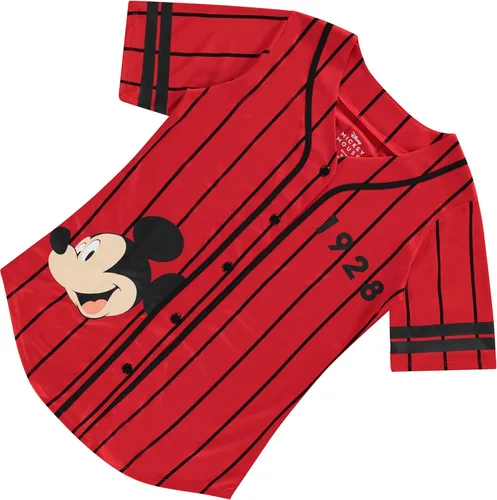 Vista 6 de Disney Ladies Mickey Mouse Fashion Shirt - Mickey & Minnie Mouse Baseball Jersey Mickey Mouse Button Down Baseball Jersey