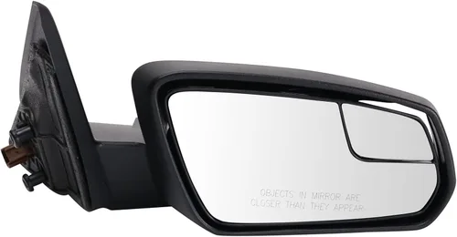 Vista 155 de TRQ Cubierta cromada del espejo manual del lado del pasajero, acabado liso para Volvo VNL 2004-2014