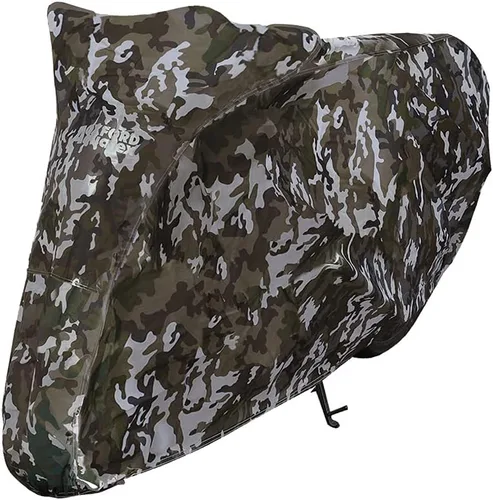 Vista 10 de Oxford - Funda protectora Aquatex para motocicletas al aire libre Negro/Plateado