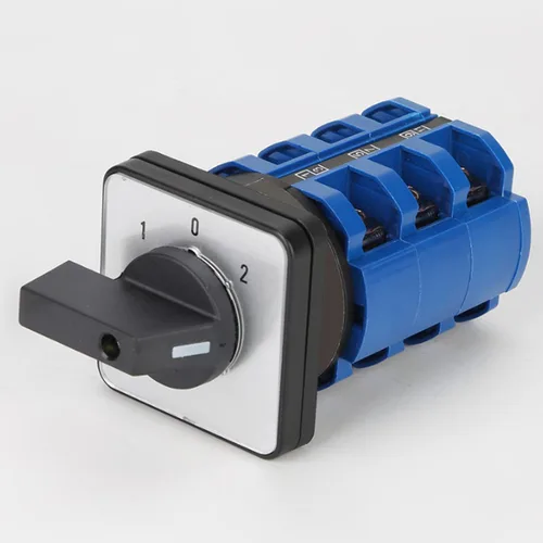 Vista 2 de Interruptor selector de cambio universal, interruptor de transferencia de energía, 3 posiciones 12 terminales, LW26-63/3 380V 63A Motor, Generadores