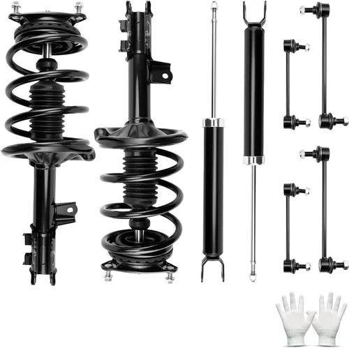 Vista 141 de Torchbeam Conjunto de puntales delanteros con amortiguadores de resorte helicoidal Reemplazo para Mazda 3 2004-2013 172263/172264