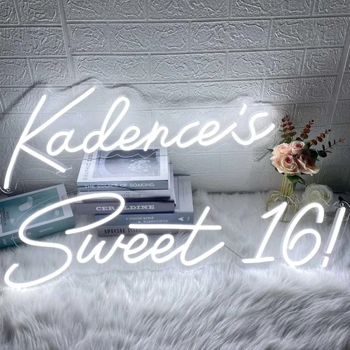 Vista 2 de Letrero de neón personalizado, letreros de neón LED personalizados, letreros de neón para decoración de pared, letrero LED para decoración