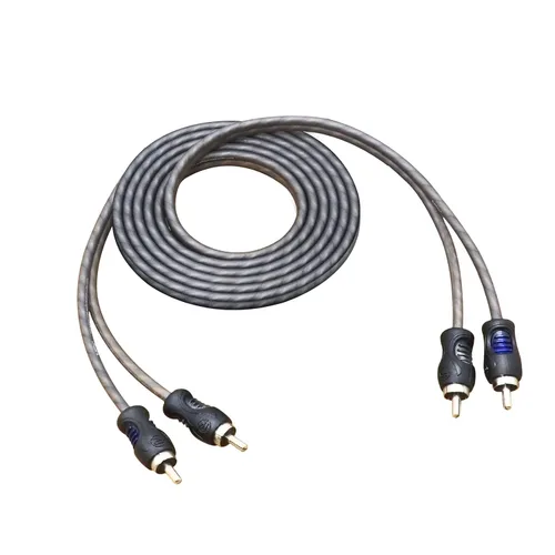 Vista 11 de RECOIL RCI417 100% cobre libre de oxígeno 17 pies 4 canales RCA cable de audio trenzado par con reducción de ruido, altavoz
