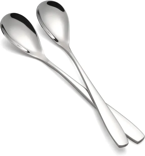 Vista 3 de Cucharas de huevo de acero inoxidable - 5.5 pulgadas juego de 6 para huevos